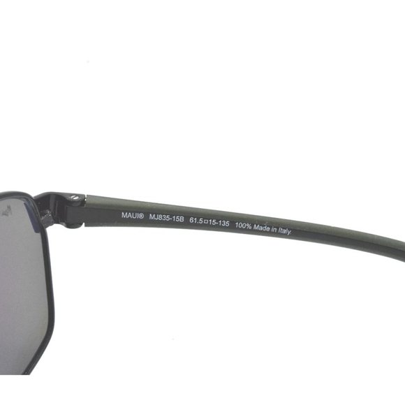 Maui Jim The Bird Mj Black with Black & Khaki Temples / MAUIGreen - Picture 4 of 5